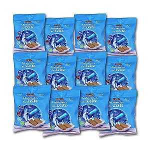 Bala De Caramelo De Leite Hué Sem Lactose 52g Kit 12 unidades