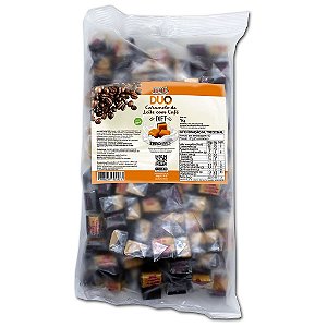 Bala Duo Caramelo de Leite Diet com Café Hué (Sem Adição de Açúcares) Sem Glúten Pacote 1KG