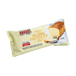 Bolo de Baunilha Zero Hué (Sem Adição de Açúcares) Sem Glúten Sem Lactose 120g