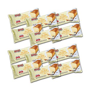 Bolo de Baunilha Zero Hué (Sem Adição de Açúcares) Sem Glúten Sem Lactose 120g Kit 12 unidades