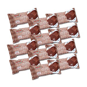 Bolo de Chocolate Zero Hué (Sem Adição de Açúcares) Sem Glúten Sem Lactose 120g - Kit 12 unidades