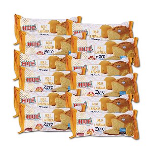 Bolo de Laranja Hué Zero(Sem Adição de Açúcares) 200g - Kit 12 unidades