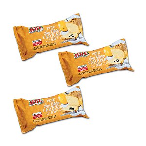 Bolo de Laranja Zero Hué (Sem Adição de Açúcares) Sem Glúten Sem Lactose 120g Kit 3 unidades