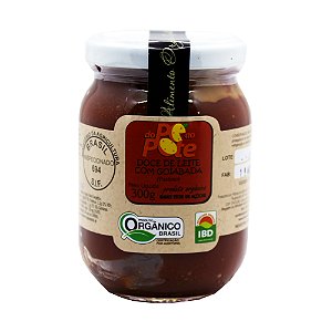 Doce de Leite com Goiabada Orgânico 300g com Açúcar Sem Glúten Do Pé ao Pote