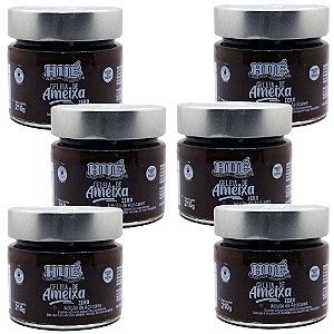 Geleia de Ameixa Zero Hué (Sem Adição de Açúcares) Vegano Sem Glúten Sem Lactose 210g Kit 6 unidades