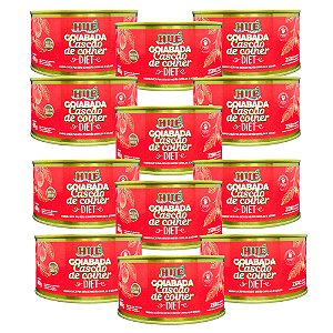 Goiabada Cascão de Colher Diet 400g Vegana Baixo em Sódio e Sem Glúten Kit 12 unidades