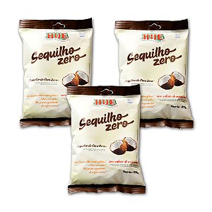 Sequilho de Coco Zero Hué (Sem Adição de Açúcares) Vegano Sem Glúten Sem Lactose 120g Kit 3 unidades