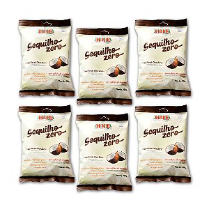 Sequilho de Coco Zero Hué (Sem Adição de Açúcares) Vegano Sem Glúten Sem Lactose 120g Kit 6 unidades