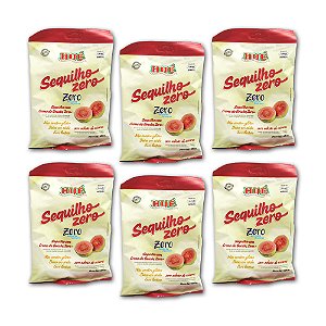 Sequilho de Creme de Goiaba Zero Hué (Sem Adição de Açúcares) Vegano Sem Glúten Sem Lactose 120g Kit 6 unidades