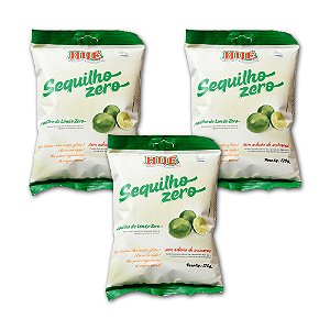 Sequilho de Limão Zero Hué (Sem Adição de Açúcares) Vegano Sem Glúten Sem Lactose 120g Kit 3 unidades