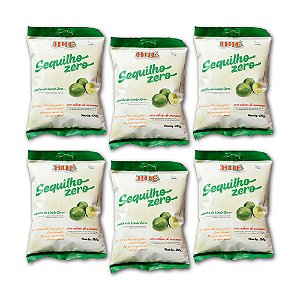 Sequilho de Limão Zero Hué (Sem Adição de Açúcares) Vegano Sem Glúten Sem Lactose 120g Kit 6 unidades