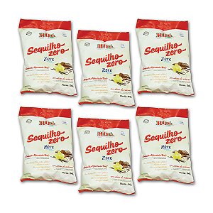 Sequilho Mesclado (Chocolate / Baunilha) Zero Hué (Sem Adição de Açúcares) Vegano Sem Glúten Sem Lactose 120g Kit 6 unidades
