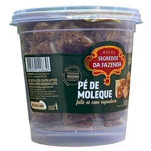 Pé De Moleque Feito Só Com Rapadura 300g com Açúcar Segredos Da Fazenda