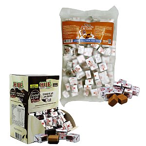 Balas de Caramelos de Leite Sem Açúcar Hué Alimentos 1 Pacote Puro 1 Kg E 1 Display com Chocolate 700g