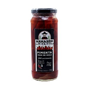 Pimenta Dedo de Moça 300g Armazém Mineiro 100% Artesanal Ardência Grau 03