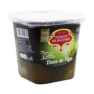 Doce De Figo Em Calda 200g Com Açúcar Segredos Da Fazenda