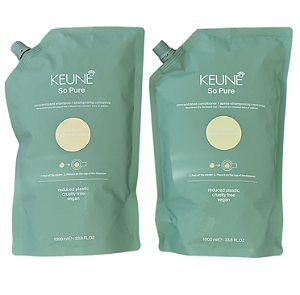 Keune Shampoo + Condicionador So Pure Restore 1000ml