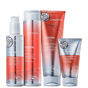 Joico Sh + Cond + Mask + Leave-in Youthlock Collagen