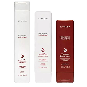 Lanza Healing ColorCare Color Preserving Sh  + Cond + Trauma