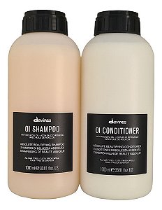 Davines Shampoo 1000ml + Condicionador Oi 1000ml