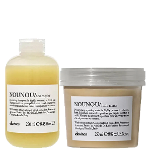 Davines Shampoo + Máscara Hair Mask Nounou 250ml
