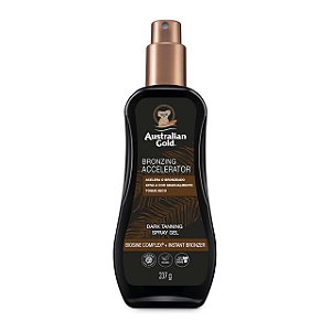 Australian Gold Bronzing Accelerator Dark Tanning Spray Gel 237g