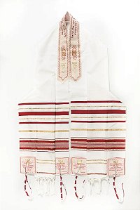 Talit Bordo 180cmX60cm