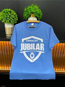 Camiseta Azul Escudo | Geração Jubilar