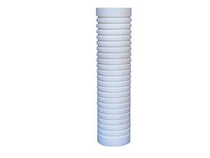 Refil Filtro Polipropileno Ranhurado 9.3/4 Polegada Classe C de 15 a 30 Micra