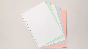 Refil Colorido Médio - Caderno Inteligente