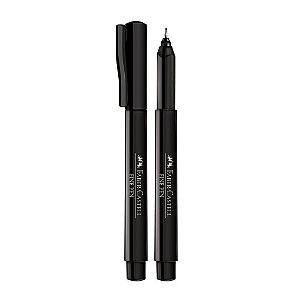 Caneta Fine Pen 0.4 Preto - Faber Castell