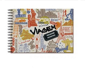 Álbum De Recordações Viagem Países - Fina Ideia