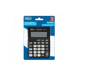 Calculadora Bolso TC04 Preta - Tilibra