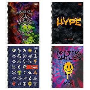 Caderno Universitário Hype 10 Matérias - Tilibra