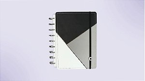 Planner Grey Glam Médio - Caderno Inteligente