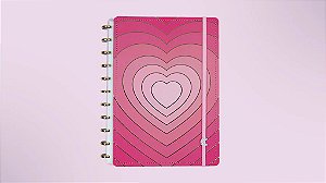 Caderno Golden Love Grande - Caderno Inteligente