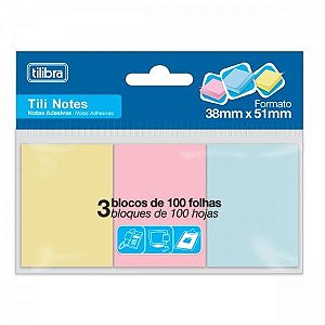 Tili Notes Sortidos 38x51mm - Tilibra