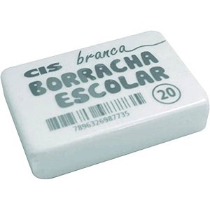 Borracha Escolar Branca n°20 - Cis