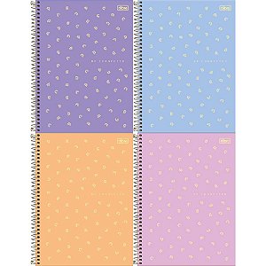 Caderno Universitário 10 Matérias Neon Connect Feminino - Tilibra