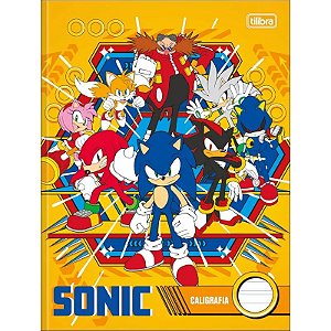 Caderno Brochura Caligrafia Sonic 40 Folhas - Tilibra