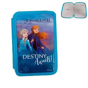 Estojo 4 divisórias Disney Frozen - VMP