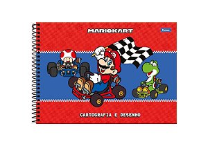 Caderno Cartografia Super Mario Bross - Foroni