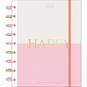 Caderno Colegial Tilidisco 10 Matérias Happy 160 Fls - Tilibra