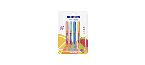 Caneta Marca Texto Destaq Mentos com Cheiro 4 Cores - Compactor
