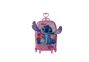 Mala Infantil Stitch Rosa - Maxtoy