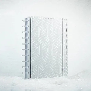 Caderno Ice Grey Grande - Caderno Inteligente