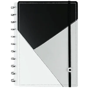 Caderno Grey Glam Grande - Caderno Inteligente
