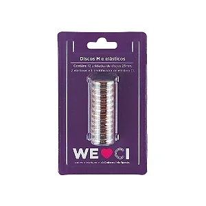 Discos + Elástico Rose Gold G 31mm - Caderno Inteligente