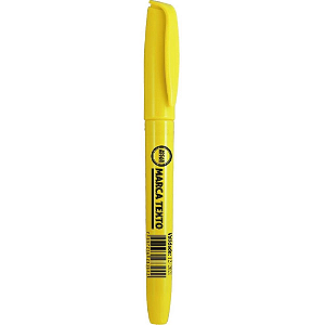 Caneta Marca Texto Jocar Amarelo Slim - Leonora