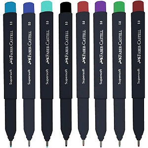 Caneta SuperSoft 1.0mm - Faber Castell